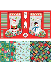 Makower │ Santa's Express │ Stocking & Advent Panels
